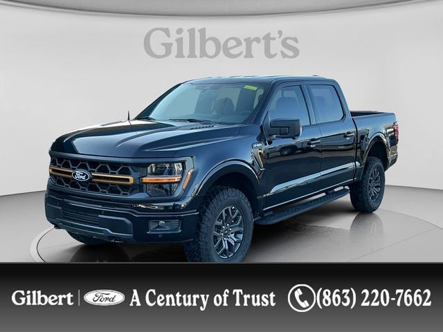 2025 Ford F-150 Tremor in Black Metallic — front three-quarter view