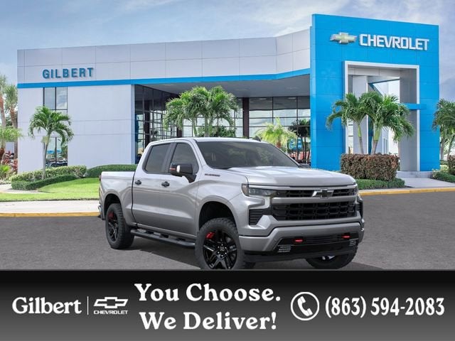 2026 Chevrolet Silverado 1500 RST in Sterling Gray Metallic — front three-quarter view