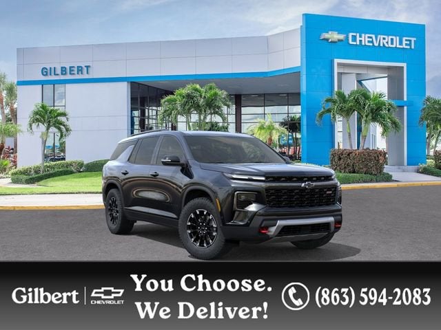 2026 Chevrolet Traverse Z71 in Mosaic Black Metallic — front three-quarter view