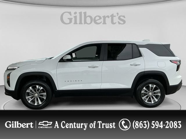 2026 Chevrolet Equinox LT in Summit White — front three-quarter view