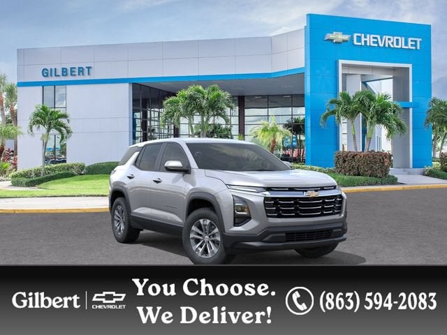 2026 Chevrolet Equinox LT in Sterling Gray Metallic — front three-quarter view