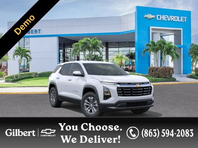 2026 Chevrolet Equinox LT in Summit White — front three-quarter view