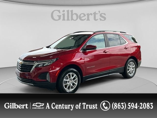 2024 Chevrolet Equinox LT in Radiant Red Tintcoat — front three-quarter view