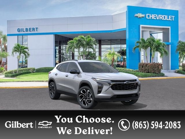 2026 Chevrolet Trax 2RS in Sterling Gray Metallic — front three-quarter view