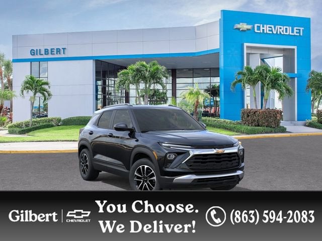 2026 Chevrolet Trailblazer LT in Mosaic Black Metallic — front three-quarter view